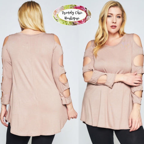 Curvy Cut Out Top