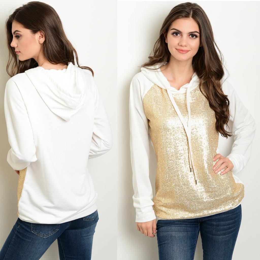 Young Contemporary- Sequins Hoodie